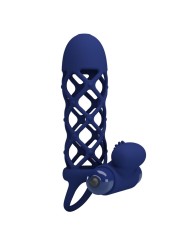 PRETTY LOVE - GIANN ANEL VIBRADOR COM BAINHA DE SILICONE AZUL