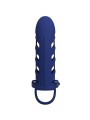 PRETTY LOVE - ALTAF ANEL VIBRADOR COM BAINHA DE SILICONE AZUL