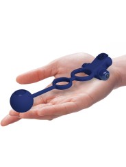 PRETTY LOVE - REMINGTON ANEL VIBRADOR DUPLO COM PLUG AZUL
