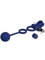 PRETTY LOVE - REMINGTON ANEL VIBRADOR DUPLO COM PLUG AZUL