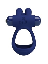 PRETTY LOVE - FRANCISCO DOUBLE VIBRATING RING RABBIT BLUE