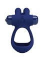 PRETTY LOVE - FRANCISCO DOUBLE VIBRATING RING RABBIT BLUE