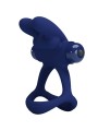 PRETTY LOVE - FRANCISCO DOUBLE VIBRATING RING RABBIT BLUE