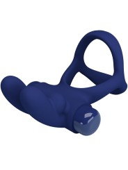PRETTY LOVE - FRANCISCO DOUBLE VIBRATING RING RABBIT BLUE