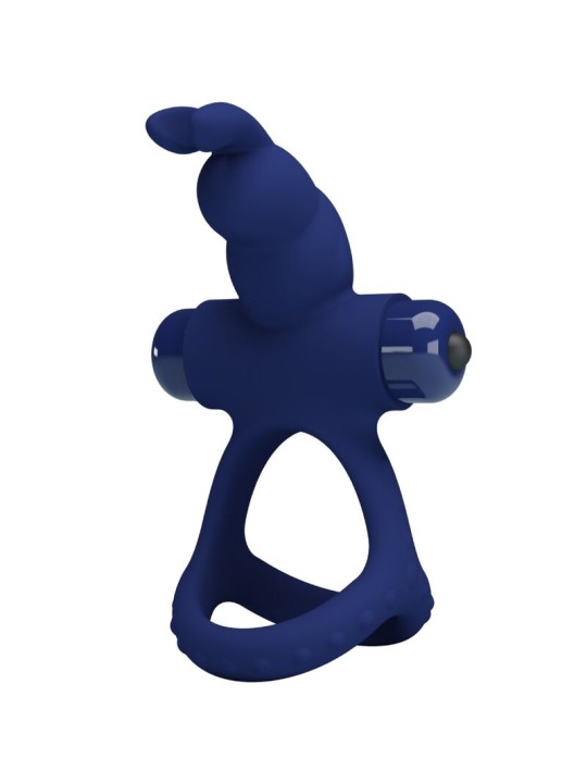 PRETTY LOVE - LUCHITO DOBLE ANILLO VIBRADOR RABBIT AZUL