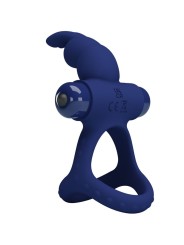 PRETTY LOVE - LUCHITO DUBBELE VIBRATIERING KONIJN BLAUW