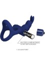 PRETTY LOVE - LUCHITO DUBBELE VIBRATIERING KONIJN BLAUW