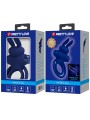 PRETTY LOVE - DAREY DOBLE ANILLO VIBRADOR RABBIT AZUL
