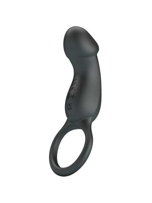 PRETTY LOVE - TRAE VIBRATIONSRING MIT SCHWARZEM STIMULATOR