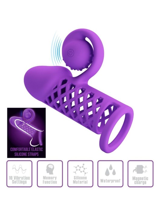 ROMANCE - HARDEN MANCHE PROLONGÉE POURPRE