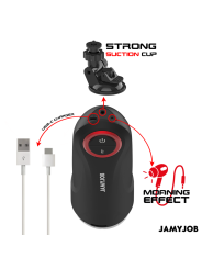JAMYJOB - MASTURBADOR AUTOMÁTICO DE VAGINA POR GRAVIDADE 5 MODOS DE SU