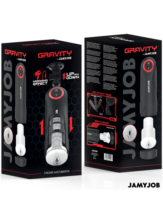 JAMYJOB - MASTURBATEUR VAGIN AUTOMATIQUE PAR GRAVITÉ 5 MODES D'ASPIRAT