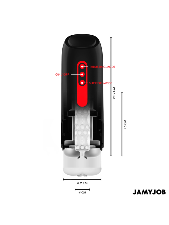 JAMYJOB - PHANTOM AUTOMATIC VAGINA MASTURBATOR 5 SUCTION AND THRUST MO