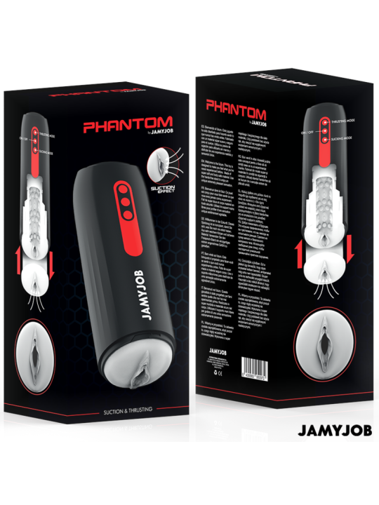 JAMYJOB - PHANTOM AUTOMATIC VAGINA MASTURBATOR 5 SUCTION AND THRUST MO