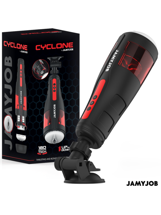 JAMYJOB - CYCLONE AUTOMATIC VAGINA MASTURBATOR 10 ROTATION AND THRUST 
