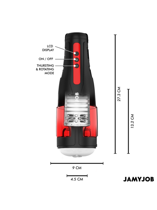 JAMYJOB - CYCLONE AUTOMATIC VAGINA MASTURBATOR 10 ROTATION AND THRUST 