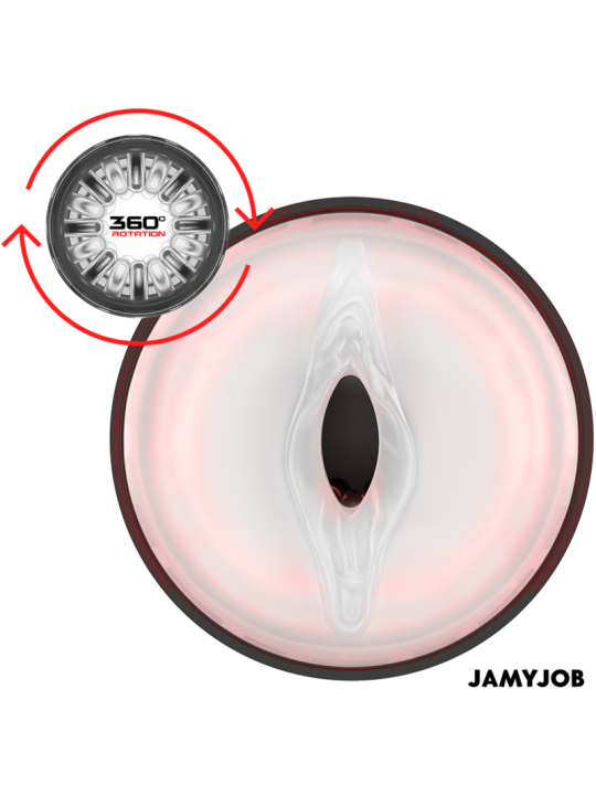 JAMYJOB - CYCLONE AUTOMATIC VAGINA MASTURBATOR 10 ROTATION AND THRUST 