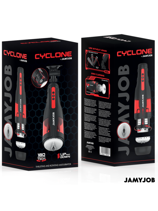 JAMYJOB - MASTURBATEUR VAGIN AUTOMATIQUE CYCLONE 10 MODES DE ROTATION 