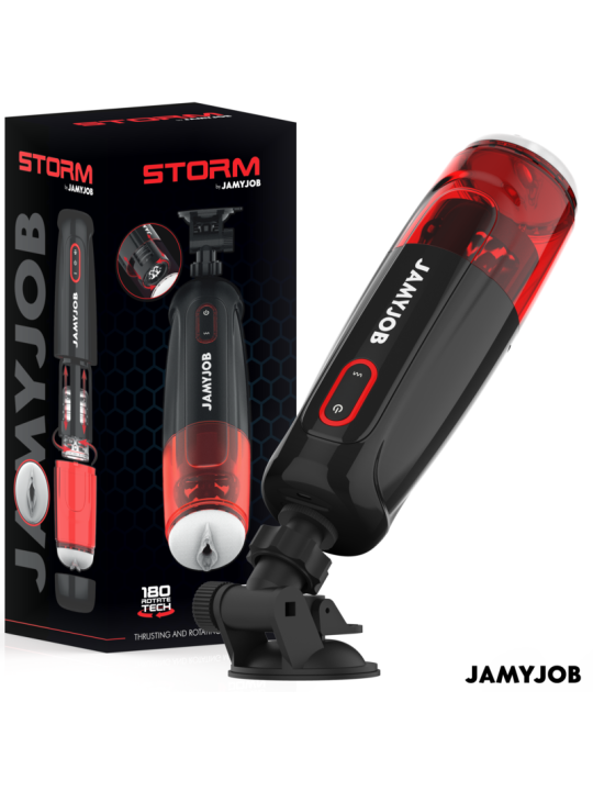 JAMYJOB - STORM AUTOMATIC VAGINA MASTURBATOR 10 ROTATION AND THRUST MO