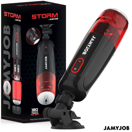 JAMYJOB - MASTURBATEUR VAGIN AUTOMATIQUE STORM 10 MODES DE ROTATION ET
