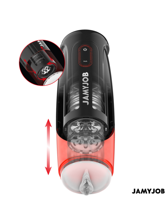 JAMYJOB - STORM AUTOMATIC VAGINA MASTURBATOR 10 ROTATION AND THRUST MO