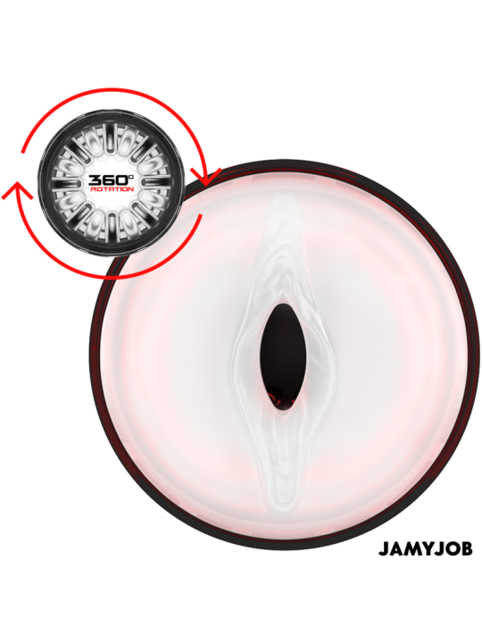 JAMYJOB - STORM AUTOMATISCHE VAGINA MASTURBATOR 10 ROTATIE- EN STUWMOD