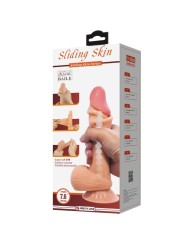 PRETTY LOVE - SÉRIE SLIDING SKIN DILDO REALÍSTICO COM VENTOSA DESLIZAN