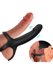 ARMONY - DILDO MIT RING & VIBRATOR SCHWARZ