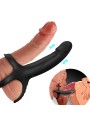 ARMONY - DILDO WITH RING & VIBRATOR BLACK