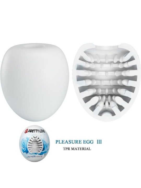 PRETTY LOVE - MASTURBADOR MASCULINO CLARINHA DE OVO