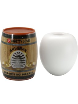 PRETTY LOVE - WITTE EI MANNELIJKE MASTURBATOR MODEL 2