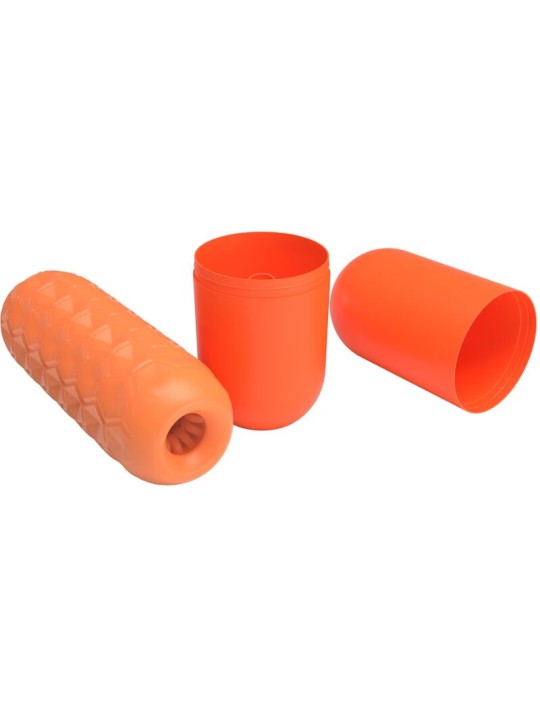 PRETTY LOVE - TWIN BALLS MASTURBADOR MASCULINO LARANJA