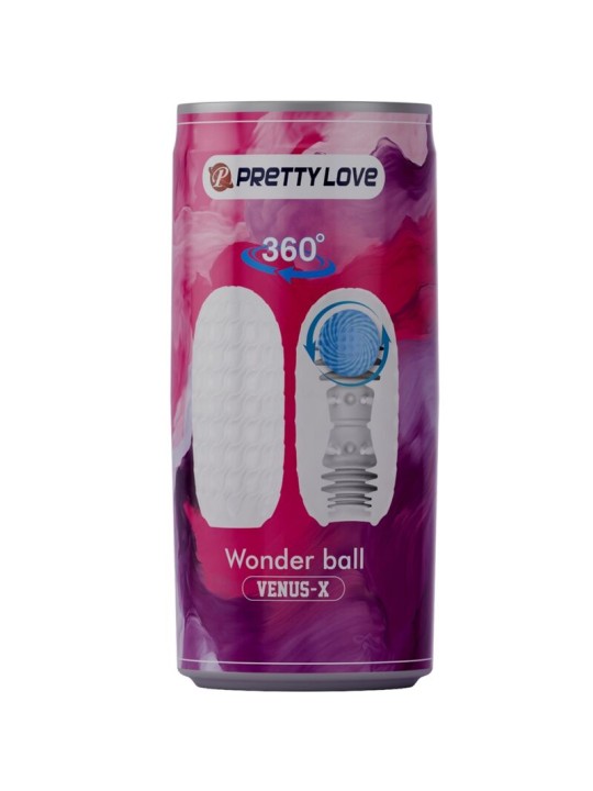 PRETTY LOVE - VENUS X MASTURBADOR MASCULINO MODELO 3 BLANCO