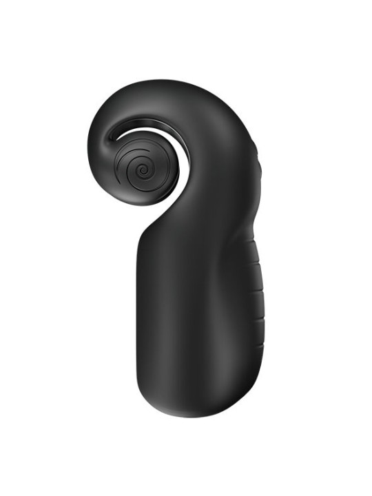 SNAIL VIBE - EVO VOOR HEM MANNELIJKE MASTURBATOR SLIDE NROLL DONKERZWA