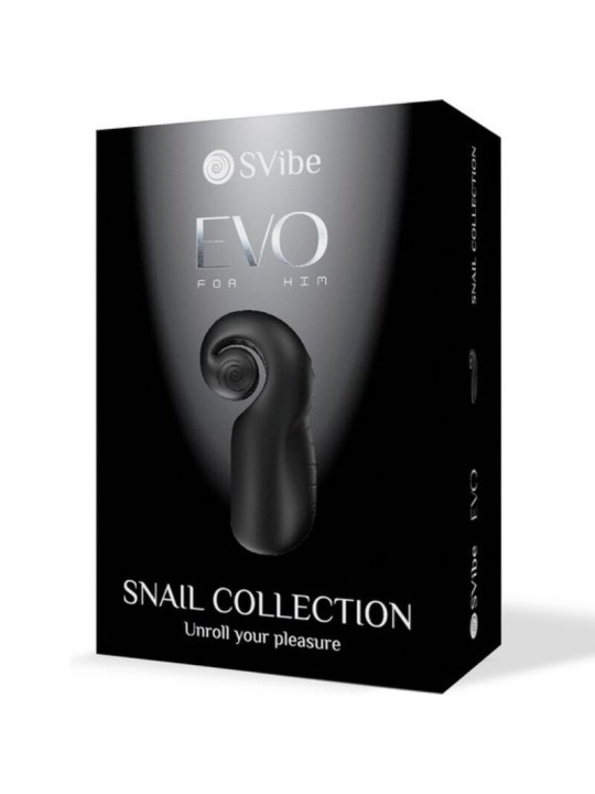 SNAIL VIBE - EVO FÜR IHN MNNLICHER MASTURBATOR SLIDE NROLL SCHWARZ