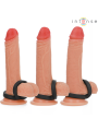 INTENSE - BOBBY DOUBLE ANNEAU PÉNIS EN SILICONE NOIR