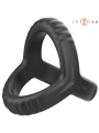 INTENSE - CARSON DOPPIO ANELLO PER PENE IN SILICONE MODELLO NERO 4