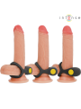 INTENSE - ALEX VIBRATOR DOUBLE PENIS RING 10 VIBRATIONS BLACK