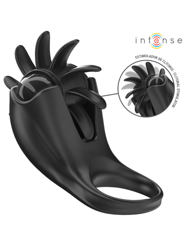 INTENSE - MABEL VIBRATING RING 10 VIBRATIONS WITH CLITORIS STIMULATOR 