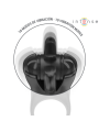 INTENSE - MABEL VIBRERENDE RING 10 VIBRATIES MET ZWARTE CLITORIS STIMU