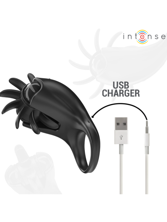 INTENSE - MABEL ANNEAU VIBRANT 10 VIBRATIONS AVEC STIMULATEUR DE CLITO