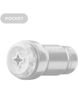 KIIROO - FEEL POCKET STROKER CRYSTAL POR KIIROO TRANSPARENTE