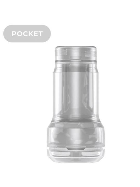 KIIROO - FEEL POCKET STROKER CRYSTAL DI KIIROO TRASPARENTE
