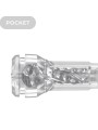 KIIROO - FEEL POCKET STROKER CRYSTAL DI KIIROO TRASPARENTE