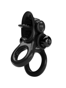 PRETTY LOVE - PASSIONATE RING DOPPELTER VIBRATIONSRING + KLITORIS-STIM