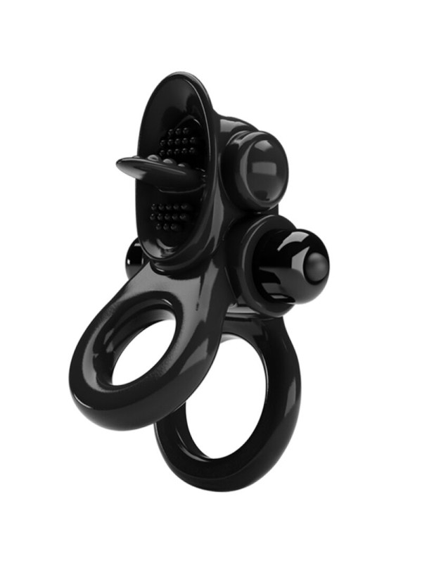 PRETTY LOVE - PASSIONATE RING DOUBLE VIBRATING RING + CLITORIS STIMULA