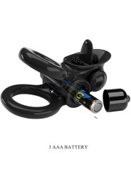 PRETTY LOVE - PASSIONATE RING DOPPELTER VIBRATIONSRING + KLITORIS-STIM