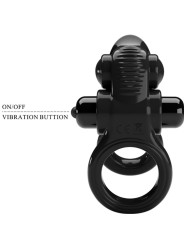 PRETTY LOVE - PASSIONATE RING DOUBLE VIBRATING RING + CLITORIS STIMULA
