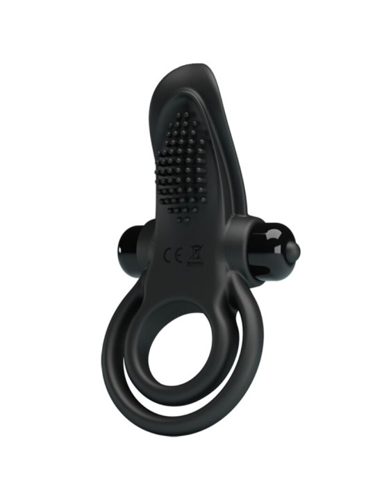 PRETTY LOVE - DOBLE ANILLO VIBRADOR + ESTIMULADOR CLÍTORIS 10 VIBRACIO