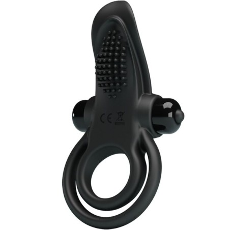 PRETTY LOVE - DOPPELTER VIBRATIONSRING + KLITORISSTIMULATOR 10 VIBRATI